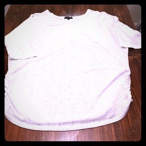 Side rouched 3/4 quarter shirt